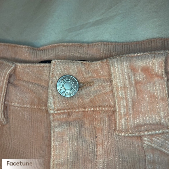 NWT PINK DENIM FOREVER 21 MICRO MINI SKIRT-SMALL - Picture 2 of 5